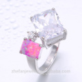 CZ And Opal Stone Ring Women Accessories From China Supplier